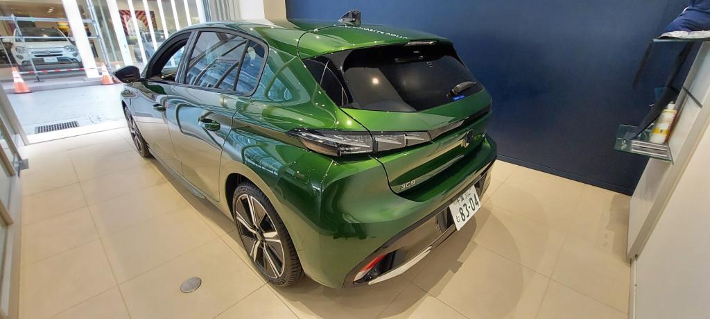 新型308試乗車